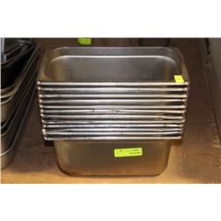 LOT OF 12 1/3 SIZE INSERTS