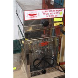 GLENRAY MODEL 56 HOTDOG MACHINE W/ BUN WARMER