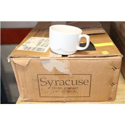 CASE OF 42 LARGE COFFEE MUGS