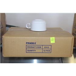 LOT OF 12 NEW CAPUCCINO CUPS