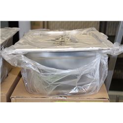 BRAND NEW S/S FOOD INSERT HALF SIZE 6"D W/LID