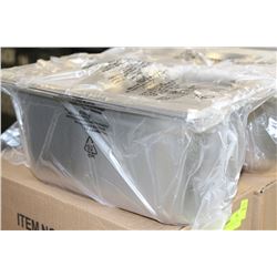 BRAND NEW S/S FOOD INSERT THIRD SIZE WITH LID