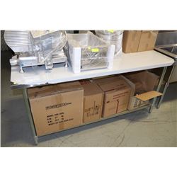 BRAND NEW IN BOX STAINLESS STEEL WORK TABLE