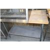 Image 1 : 24"X48" BUTCHER BLOCK TABLE