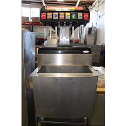 SODA DISPENSER WITH DROP IN ICE BIN