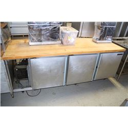 FOSTER 3 DOOR UNDER COUNTER PREP TABLE WITH