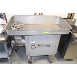 5HP HOBART MEAT GRINDER & TRAY - 208 3-PHASE