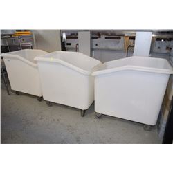 LOT OF 3 DRY INGREDIENT BINS