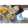 Image 1 : LARGE LOT OF GARBAGE CANS & MOP BUCKET