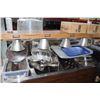 Image 1 : VARIOUS BAKING PANS, CHEESE GRATERS, ETC. ON SALAD