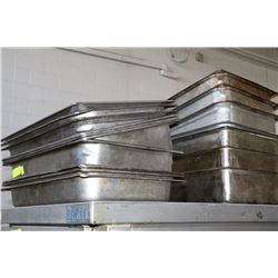 18 STAINLESS STEEL WARMER TRAYS