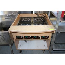 QUIZNOS 4 BURNER STOVE