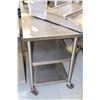 Image 1 : STAINLESS STEEL TABLE ON CASTORS