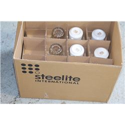 1 BOX MIXED COFFEE CUPS & GLASSES