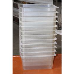 12 1/2 SIZE CAMBRO INSERTS 6" DEEP