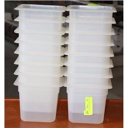 16 1/6 SIZE CAMBRO INSERTS 6" DEEP