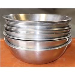 DOZEN STAINLESS STEEL BOWLS