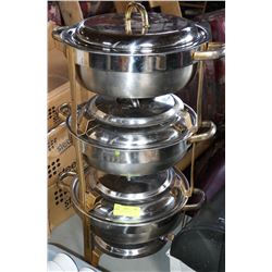 ROUND CHAFFING DISH X3