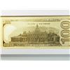 Image 2 : #7-24K GOLD FOIL AMERICAN ONE HUNDRED