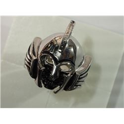 #9-STAINLESS STEEL MEN'S WARRIOR RING
