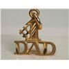 Image 1 : #17-10K YELLOW GOLD "#1 DAD" PENDANT