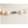 Image 2 : #21-STERLING SILVER PEARL NECKLACE.