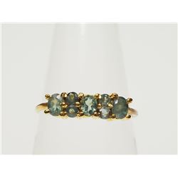 #36-10K YELLOW GOLD ALEXANDRITE (0.70CT) RING.
