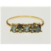 Image 2 : #36-10K YELLOW GOLD ALEXANDRITE (0.70CT) RING.