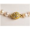 Image 5 : #37-14K YELLOW GOLD SAPPHIRE (24CT) AND PEARL