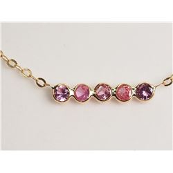#43-10K YELLOW GOLD PINK SAPPHIRE (0.70CT)