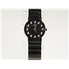 Image 1 : #44-BULOVA MEN'S DIAMOND BLACK DRESS WATCH.