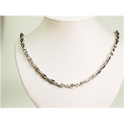 #48-STAINLESS STEEL MEN'S NECKLACE