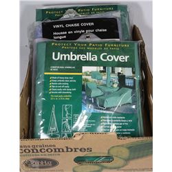 PATIO FURNITURE COVERS INCLUDING HI BACK RESIN,