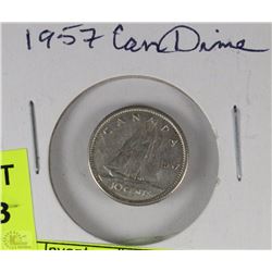 1957 CANADIAN DIME