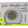 Image 1 : 1941 NEWFOUNDLAND SMALL NICKEL
