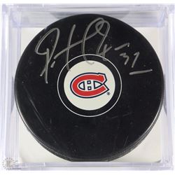 PATRICK ROY SIGNED MONTREAL CANADIENS PUC W/COA