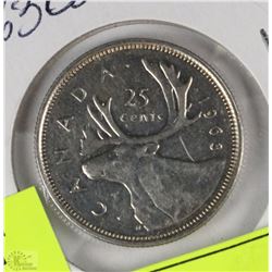 1963 CANADIAN 25 CENT PIECE