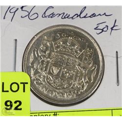 1956 CANADIAN FIFTY CENT PIECE