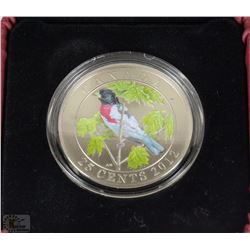 C) 2012 CRM BIRDS OF CANADA ROSE BREASTED GROSBEAK