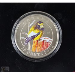 D)2012 RCM BIRDS OF CANADA EVENING GROSBEAK