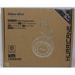 PAIR OF BLUEDIO BLUE TOOTH OVER EAR HEADPHONES