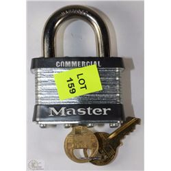 NEW COMMERCIAL MASTERLOCK PADLOCK
