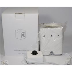 CUSTOM SCENTSY WARMER SLEEK WHITE CWF EDITION