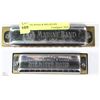 Image 1 : TWO HOHNER HARMONICAS - MARINE BAND & BIG RIVER