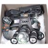 Image 1 : 6000 LUMEN LED TACTICAL HEADLIGHT WITH 2 CHARGERS