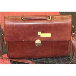 GENUINE BUGATTI MILANO LEATHER BRIEFCASE