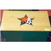 Image 1 : SOLID WOOD CHEST/TOY BOX 27"X15"X14"H