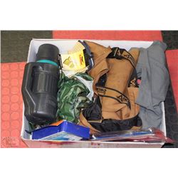 BOX W/MEN'S LARGE RED WING COVERALLS,