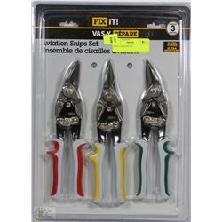 NEW 3 TIN SNIPS SET