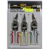 Image 1 : NEW 3 TIN SNIPS SET